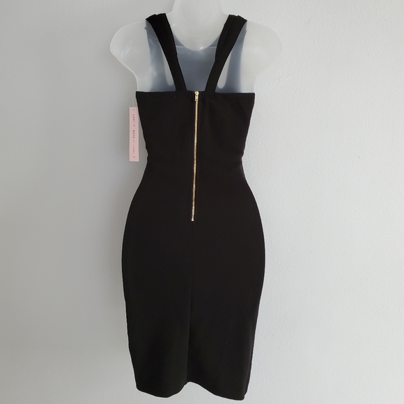 Crave Fame Cutout Bodycon Wrap Dress - Junior XS - Picture 3 of 11